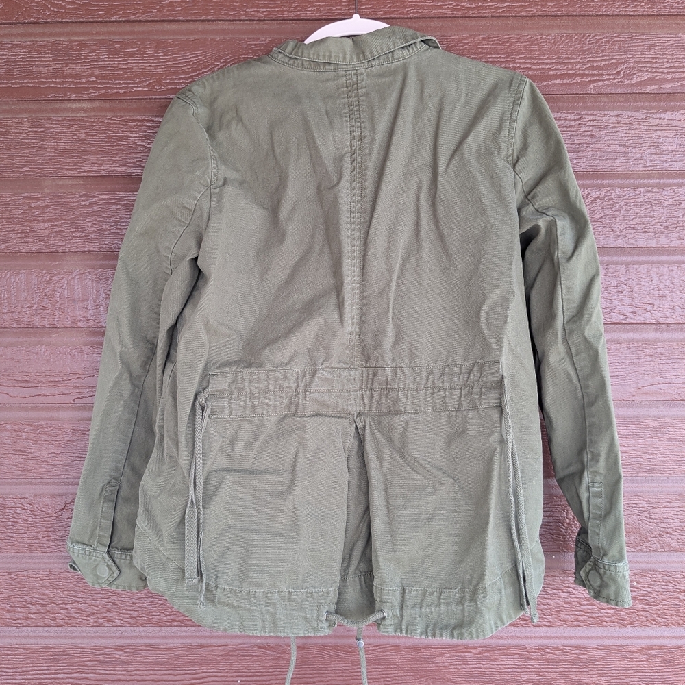 🖖 Banana Republic 🖖 Ruffle Utility Jacket - Picture 6 of 9